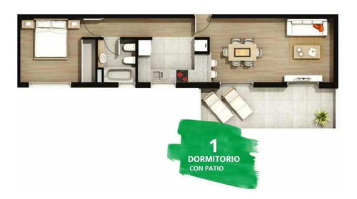 Imagen 6 de 6 de Departamento De 1 Dormitorio A Estrenar En Funes