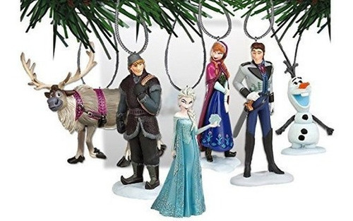 Juego De Adornos Navideños Congelados De Disney- (6) Figura