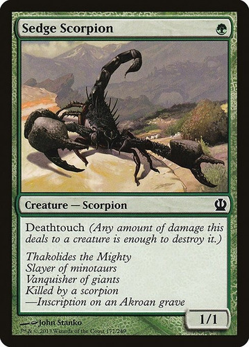 Carta Magic Sedge Scorpion X4 Unidades Playset Mtg