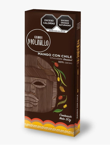 Mango Con Chile Chocolate Gourmet 50% Cacao (50 Gr.)