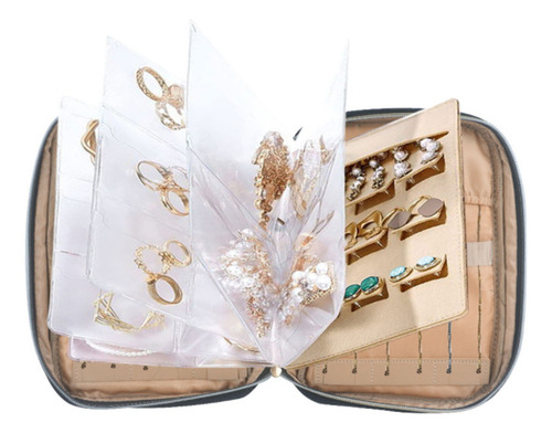 . Estuche Organizador De Joyas De Viaje, Rollo De
