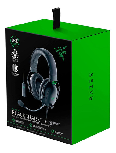 Audifono Gamer Razer Blackshark V2 Multiplatform Black