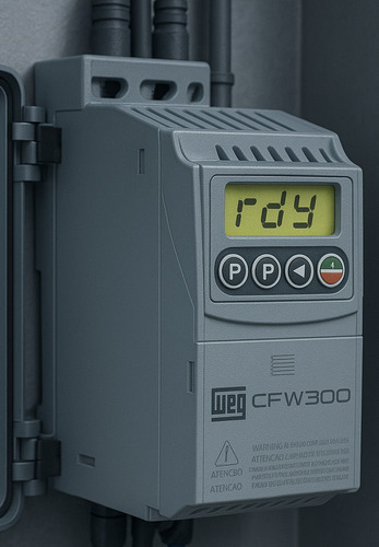 Inversor De Frequência Weg Cfw300 0,5cv 2,6a 220v Monofásico