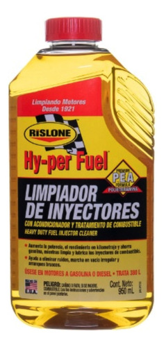 Aditivo Limpiador Inyectores Gasolina O Diesel Rislone 950ml