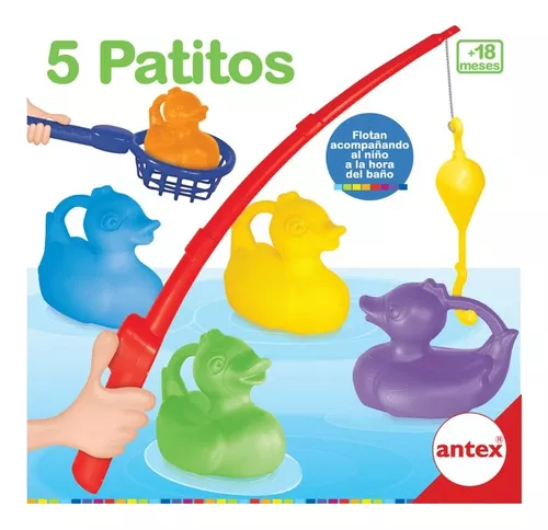 4 Patitos Goma Chifles Juguete Para El Agua Baño Bebe