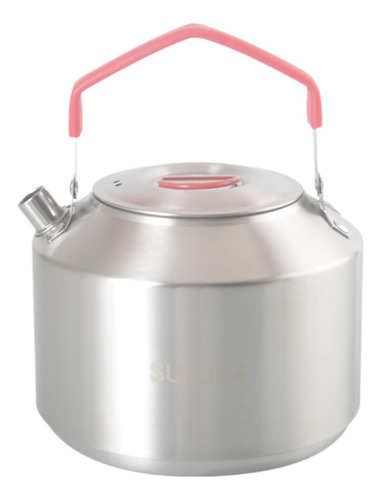 Hervidor De Agua Para Acampar, Tetera, Rojo Y 1,5l