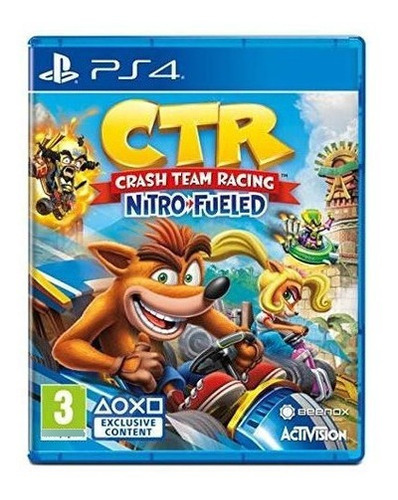 Equipo De Crash R Que Compite Con El Nitrocombustible Ps4