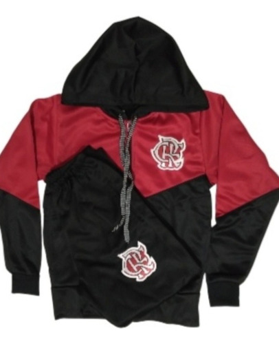 Conjunto Infatil Agasalho Juvenil Zr33 Preto 14