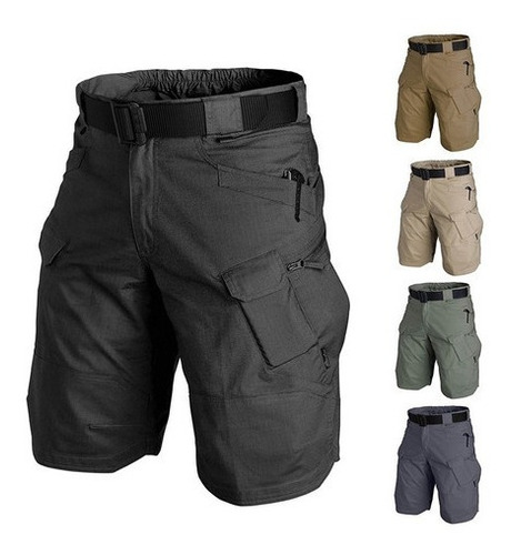 Pantalones Cortos Tácticos Cargo De Talla Grande Para Hombre