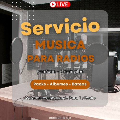 Pack De Musica Para Radios A Pedido | 5gb
