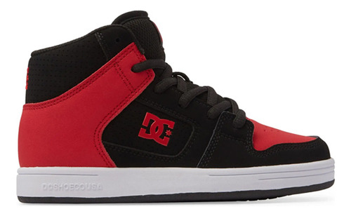 Zapatilla Junior Dc Manteca 4 Rojo