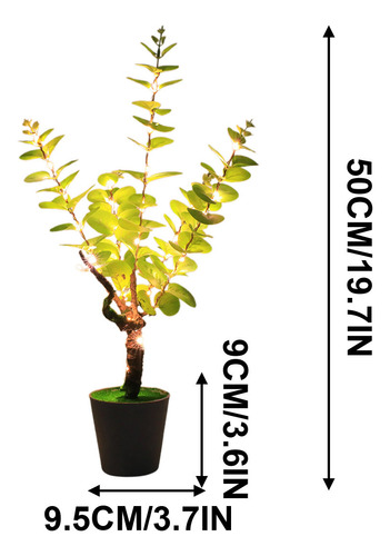Luz Nocturna Led M De Simulación De Árbol, Bonsái, Pinaster
