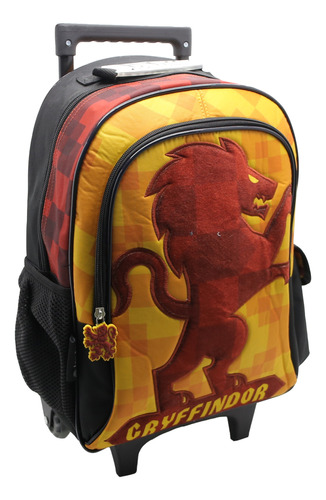 Mochila Escolar Cresko Harry Potter 16p Carrito Rueditas