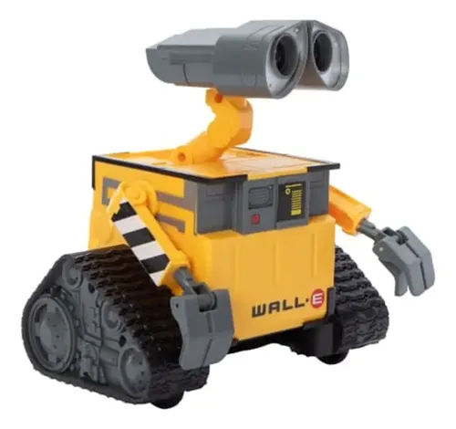 Robot Wall-e A Remote Control Wall E Pixar Toy Yellow Amarelo