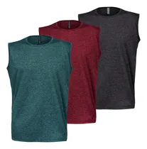 Comprar Kit 3 Camisetas Regata Machão Dry Fit Masculina Fitness