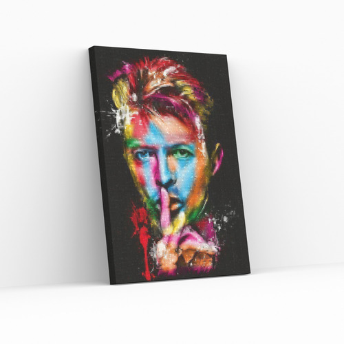 Pintura Diamante Enmarcada David Bowie 40x50 Cm - Diamantes 