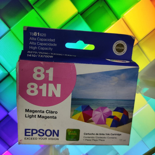 Tinta Epson 81n 81 Magenta T081620 Nueva R270 290 590 610