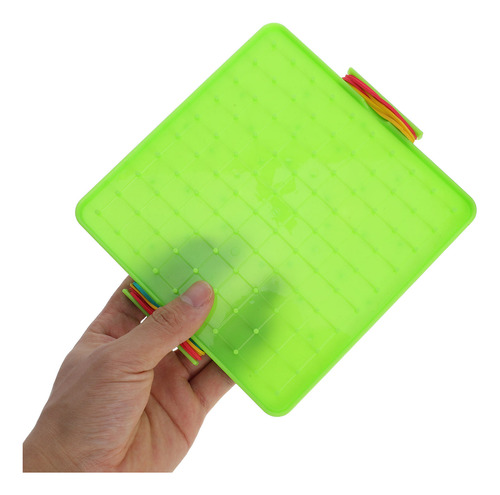 4 Juegos De Geoboard Stem Montessori Con Gomas Elásticas Par