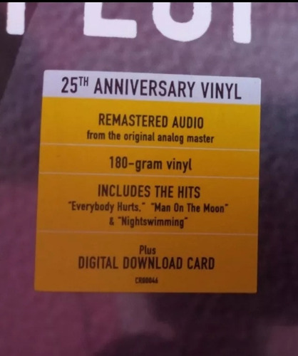 R.e.m. Automatic For The People Vinilo