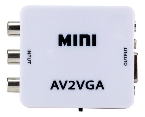 Convertidor De Vídeo Hdtv Conversor Av Video Av2vga A