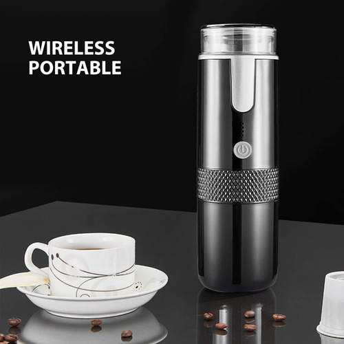 Máquina De Café Portátil, Compacta Y Recargable, Extrae Café