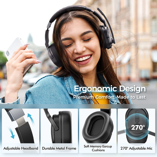 Auriculares Bluetooth Cosmusis Trucker Wireless 40 H De Tiem