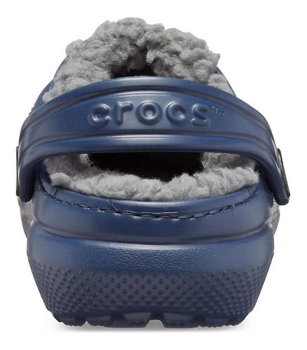 Imagen 5 de 10 de Crocs Originales Niños Corderito Classic Lined Navy Charcoal