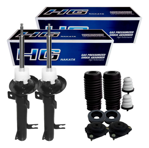 Kit Par Amortecedor Dianteiro Ford Ecosport 2007 Nakata