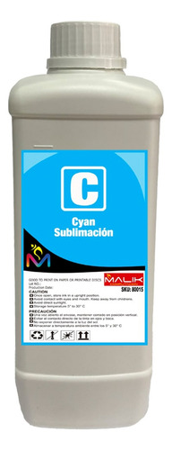 Tinta 1 Litro Sublimacion Cyan Para Epson Ecotank L3110