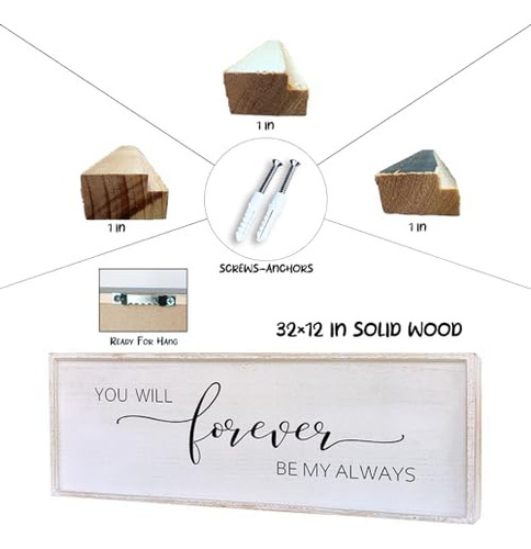 Letrero Con Texto En Inglés «you Will Forever Be My Always S