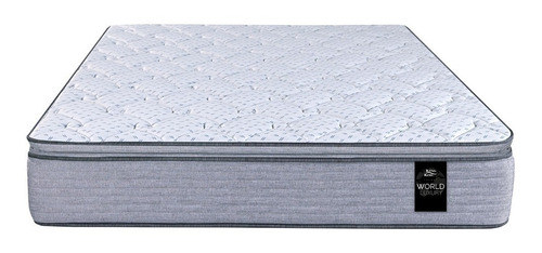 Sommier King Koil World Luxury Kensington 2 plazas de 190cmx140cm gris con base dividida