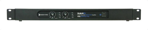 Amplificador De Potência Nano Na 2350 70v Next Pro Cor Preto Potência De Saída Rms 600 W
