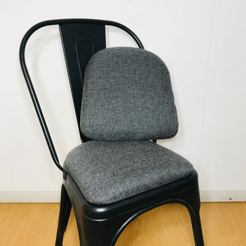 Asiento Almohadón P/silla Tolix Tela Anti Desgarro Base Mdr 