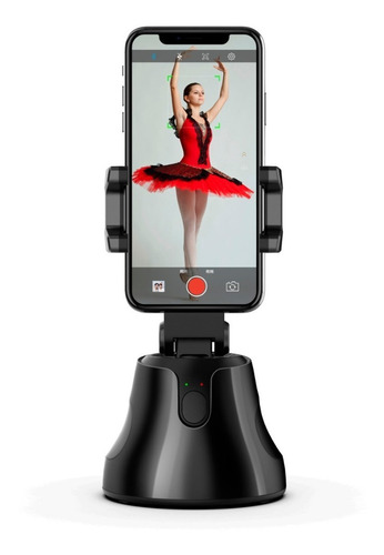 Apai Genie Robot Inteligente Seguimiento 360 Trípode Celular Color Negro