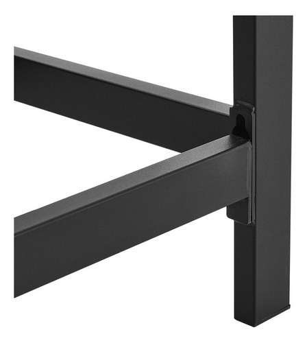 Leñero O Rack Para Leña / Acero Negro 122x123x36cm Reforzado