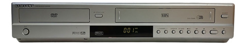 Reproductor Dvd Y Videograbadora Samsung Dvd-v5600 Combo Plateado