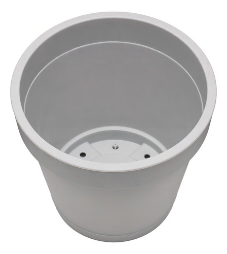 Maceta Redonda Interior Exterior 3750 Ml 20 Cm Color Gris