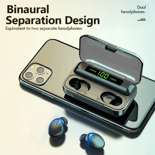Imagen 2 de 9 de Audifonos Bluetooth Inalambricos F9