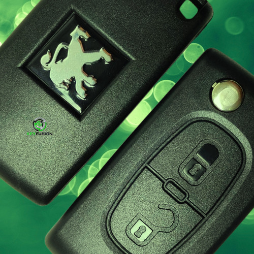 Carcasa Llave Control Peugeot 207 307 308 407 408 2 Botones