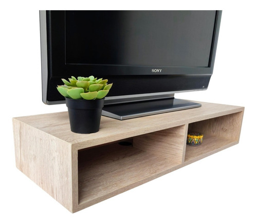 Repisa Flotante Mueble Tv O Escritorio Armado 100x30x15a 