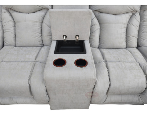 Sala Modular Con Reclinable Y Portavasos Mod. Marruecos Mini