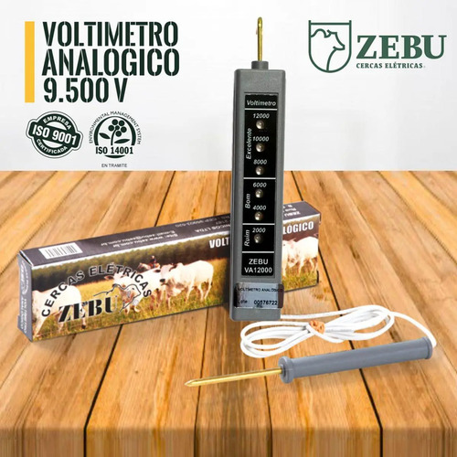 foto de Voltímetro Analógico Zebu Va12000 Manutenção Cerca Elétrica