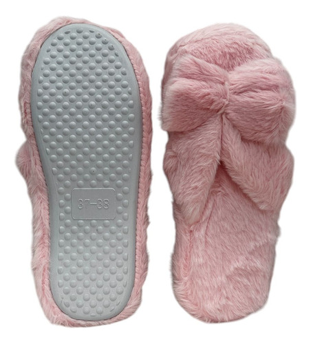 Pantuflas De Felpa Suave Para Mujer
