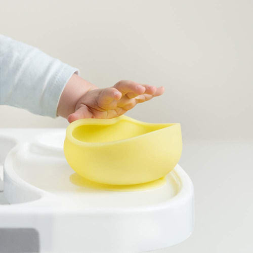 Olababy - Tazón De Succión 100% Silicona Con Tapa Para Alime