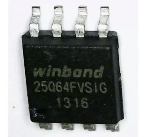 Imagem 2 de 2 de 25q64fvsig 25q64 Eprom Virgem Winbond Bios 3.3v, - 2 Peças