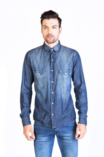 Camisa De Jean Watson- Kout Hombre