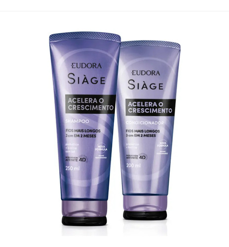 Kit Siàge Acelera O Crescimento: Shamp 250ml + Condic 200ml