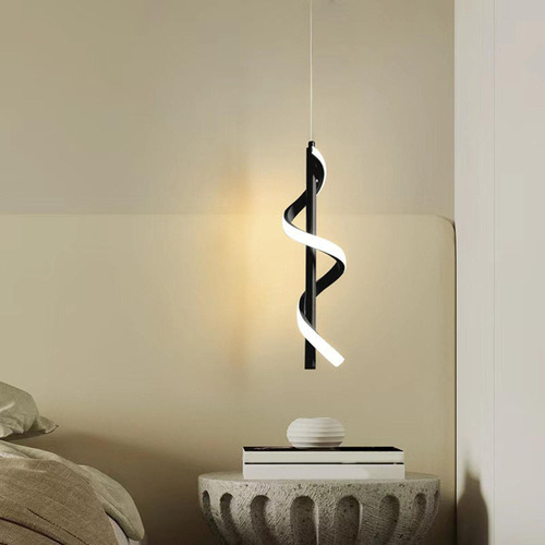 Jidihu Lâmpada De Teto Em Espiral Com Luz Pendente Led Para