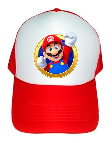 Gorro Super Mario Bros Niño Y Niña /  Jockey / Gorra