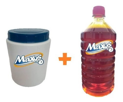 Imagen 1 de 3 de Combo Lavandina En Polvo Para 100 Lts + 1 Lt Color Amarillo